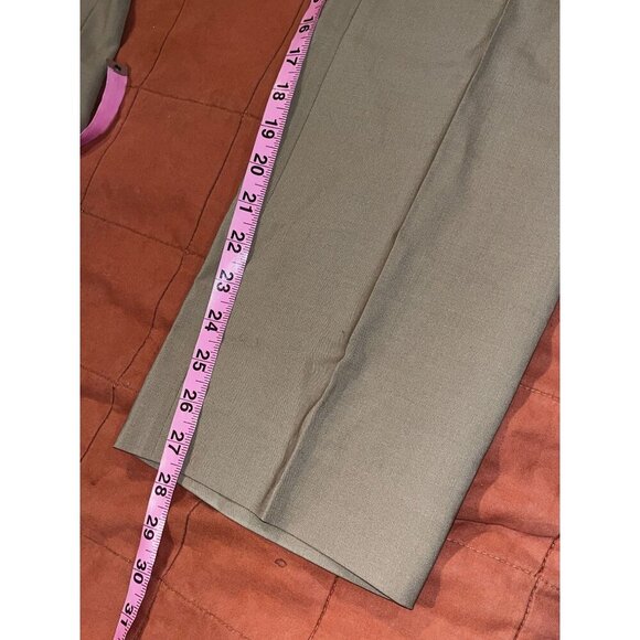 Emporio Armani Brown Wool-Blend Women's Dress Pants Size 44 (8) - Picture 9 of 9